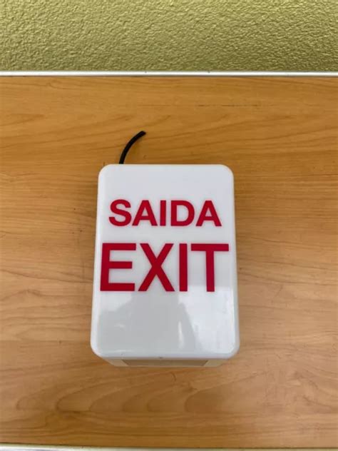 Boeing B737 B747 B757 B767 B777 Exit Sign Emergency Exit Rare £85 79 Picclick Uk