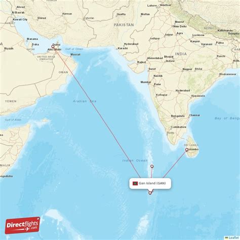 Direct Flights From Gan Island Destinations Gan Maldives