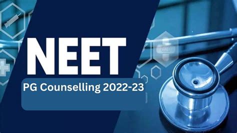 NEET PG Counseling 2022 23 नट पज सपशल सटर वकस रउड