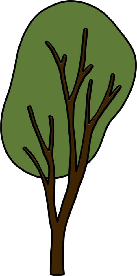 Simplicity Tree Freehand Drawing Flat Design Png