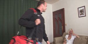 GRANDMA FRIENDS Interview Leads To Threesome Fucking Porn Videos