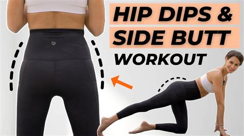 10 Min HIP DIPS And SIDE BUTT WORKOUT No Equipment YouTube