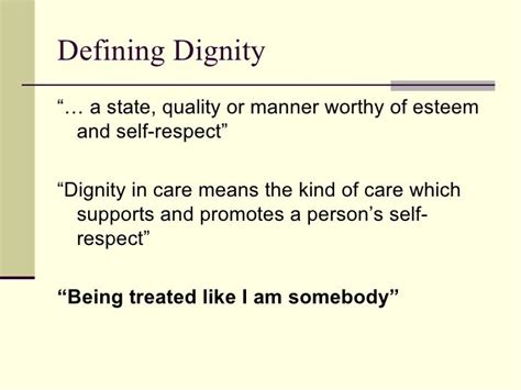 Dignity Challenge
