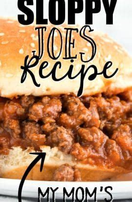 Sloppy Joes Spaceships And Laser Beams Homemade Sloppy Joe Recipe