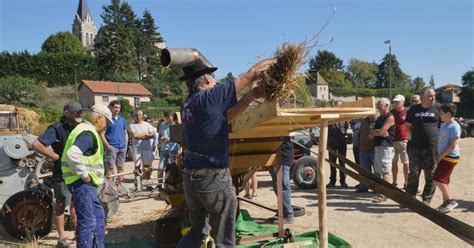 Renaison Animations La fête de la batteuse couronnée de succès