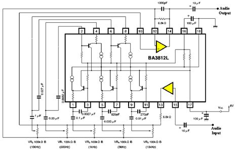 Equalizer Light Circuit Diagram Band Equalizer Schematic