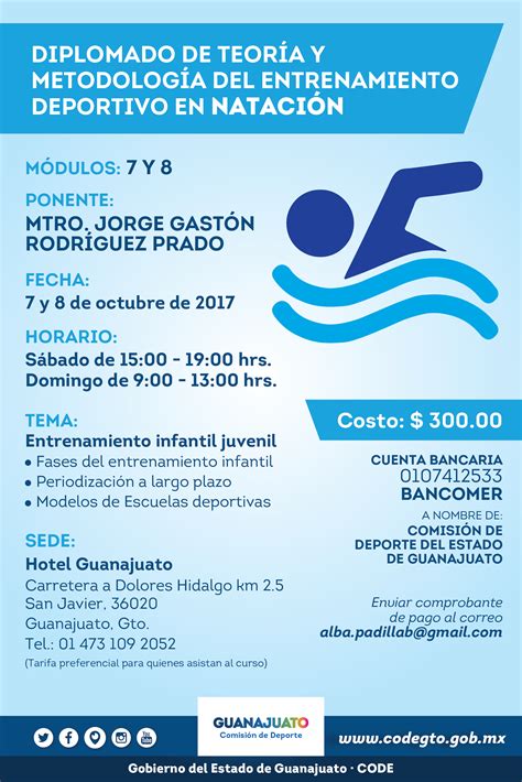 ficha 7 8 NATACION Comisión de deporte del estado de Guanajuato