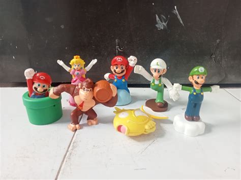 Mario Bross Happy Meal Mcd Toys Collectibles Mainan Di Carousell