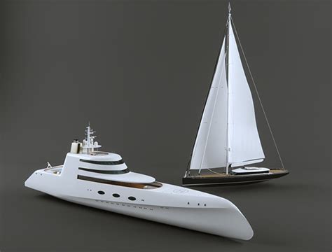 Superyacht KOKOMO And Motoryacht A 3D Models Behance