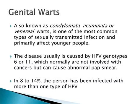 Ppt Genital Warts Powerpoint Presentation Free Download Id 2067735