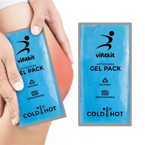 Vifitkit Reusable Hot And Cold Gel Pack Ice Pack Bag For Pain Relief Multi Purpose Hot And