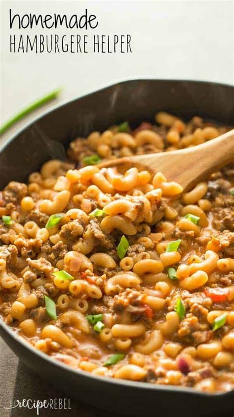 Easy Homemade Hamburger Helper The Recipe Rebel