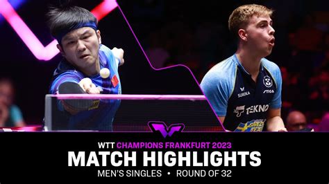 Fan Zhendong Vs Truls Moregard MS R32 WTT Champions Frankfurt 2023