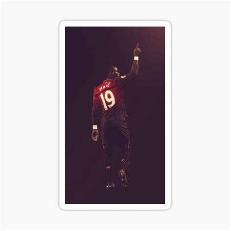 "Art Sadio Mane Wallpaper" Sticker by dlhurbball | Redbubble