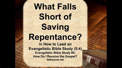 What Falls Short Of True Saving Repentance Professing Vs Possessing