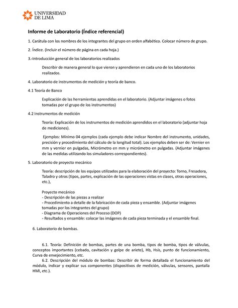 Indice de Laboratorio 2023 2 Informe de Laboratorio Índice