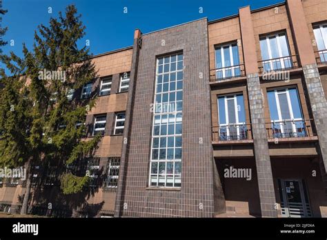 Facade Of Town Hall In Former Head Office Building Of Huta Stalowa Wola