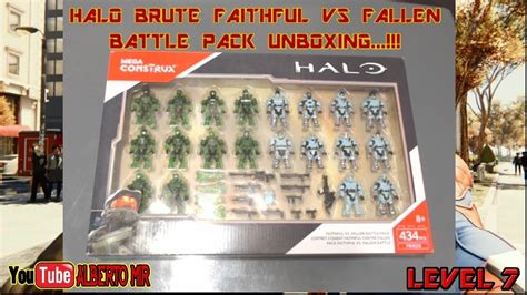 Halo Faitful Vs Fallen Mega Construx Unboxing Halo Megaconstrux