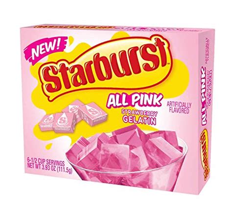 Starburst Gelatin Variety Pack Box Each Flavor Blue Raspberry