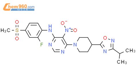 733750 99 7 2 氟 4 甲烷磺酰基 苯基 6 4 3 异丙基 1 2 4 噁二唑 5 基 哌啶 1 基 5 硝基