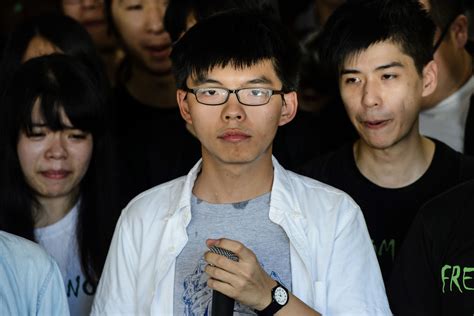 Hong Kong Protest Leader Joshua Wong Sentenced To Six Months In Jail Wsj