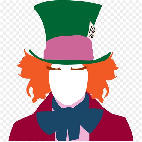 Free Mad Hatter Hat Silhouette, Download Free Mad Hatter Hat Silhouette ...