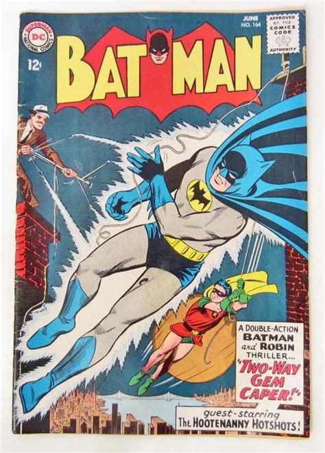 1964 Batman No 164 Comic Book 12 Cent Cover