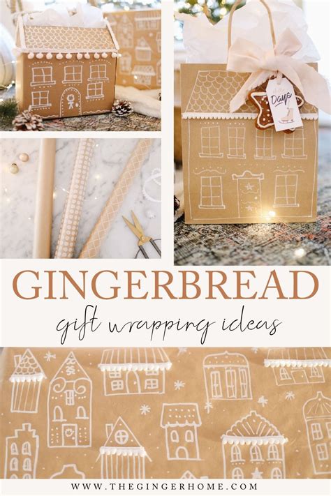 Gingerbread Holiday Gift Wrap Ideas Artofit