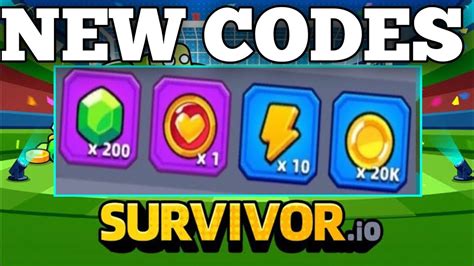 NEW SURVIVOR IO PROMO CODES 2023 SURVIVOR IO CODES 2023 YouTube