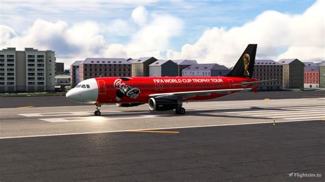 [4k][fenix V2][iae] Titan Airways Fifa World Cup Trophy Tour G Powm For Microsoft Flight