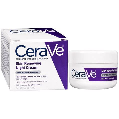 Cerave Nighttime Moisture Renewal Face Moisturizer Oz Walmart