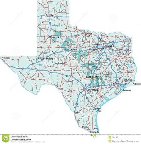 Free Texas Highway Map Printable Maps