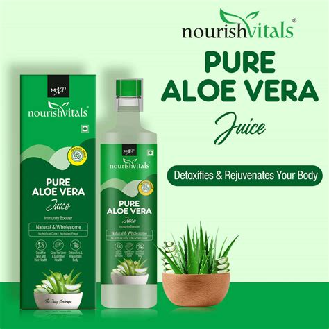 Buy Nourishvitals Karela Jamun Juice Pure Aloe Vera Juice Supports