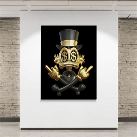 Scrooge Mcduck Art Scrooge Mcduck Art Print Scrooge Mcduck Poster