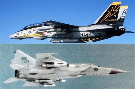 F-14 Vs MiG-25: when U.S. Navy Tomcats outmanoeuvred Gaddafi’s Foxbats ...