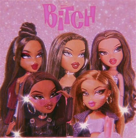 Graffiti Canvas Art Black Bratz Doll Bratz Doll Outfits Brat Doll