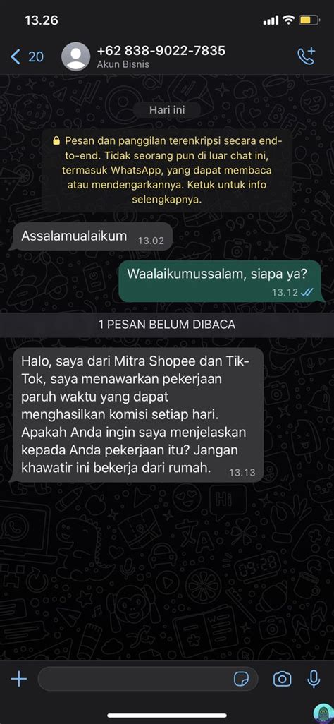 Tanyarl On Twitter Ini Penipuan Ya Gais Sering Bgt Dapat Chat