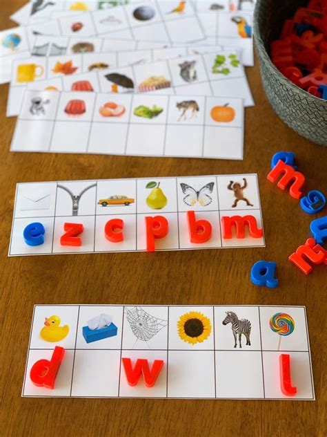 Initial Letter Sound Match Cards In 2020 Letter Sound Activities