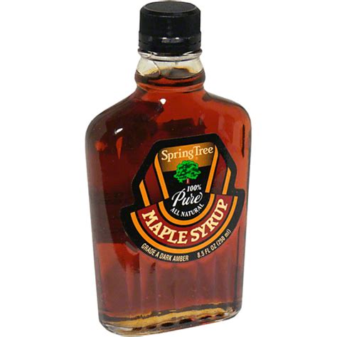 Spring Tree® 100 Pure Maple Syrup 8 5 Fl Oz Bottle Buehler S