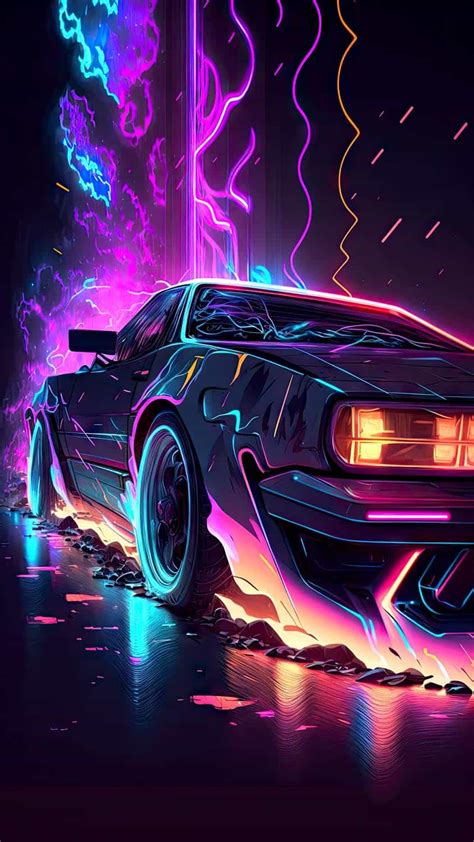 Neon Cars iPhone Wallpapers - Wallpaper Cave