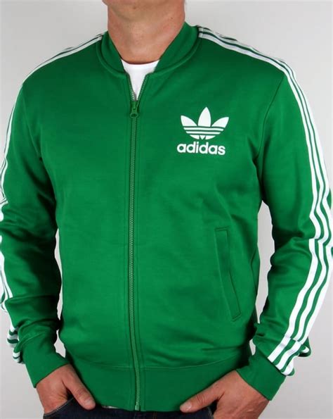 Adidas Originals Superstar Track Top Greenwhite Tracksuitadicolour