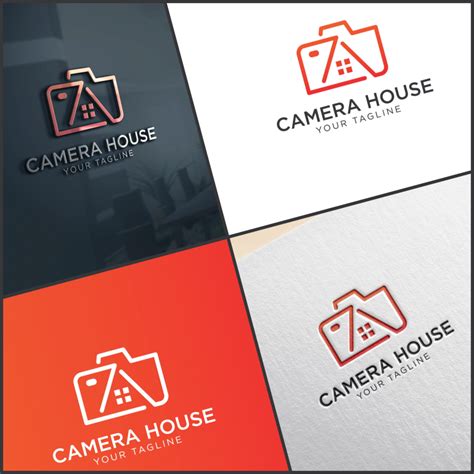Camera House Logo Masterbundles