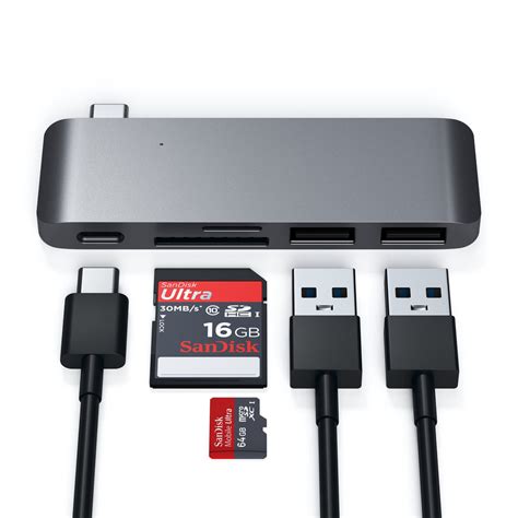 Type C Pass Through Usb Hub Satechi