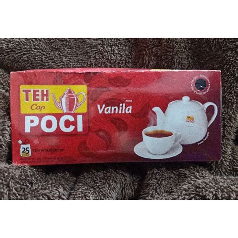 jual teh poci vanilla celup  kantong shopee indonesia