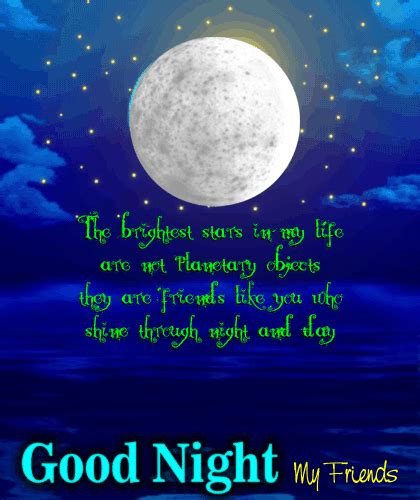 Good Night My Friends Free Good Night Ecards Greeting Cards 123