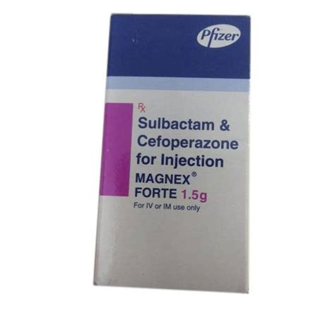 MAGNEX FORTE 1 5MG Sulbactam And Cefoperazone For Injection 1 5g At