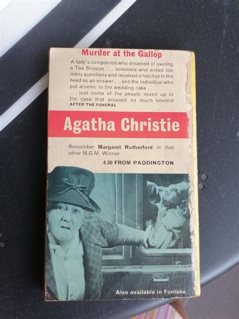 Vintage Book Agatha Christie After The Funeral Murder At The Gallop