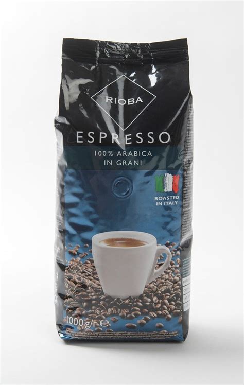 RIOBA Кофе в зернах натуральный жареный 100% арабика Espresso, 1кг ...