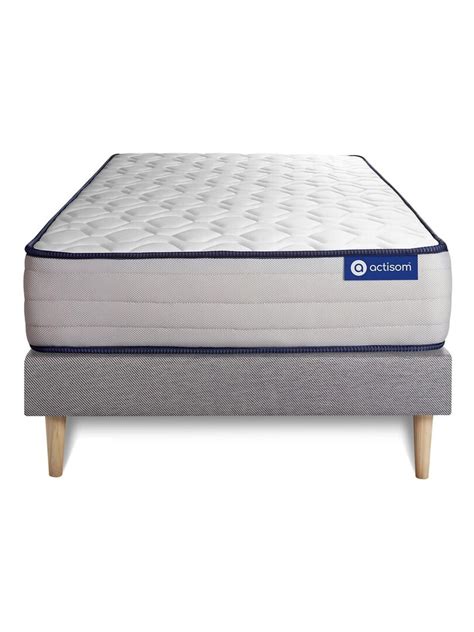 Ensemble Matelas Ressorts Ensach S Et M Moire De Forme Et Sommier