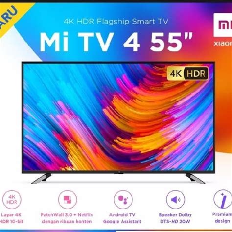 Jual Xiaomi Mi TV 4 55 Inch Smart Android 9 4K UHD TV Netflix